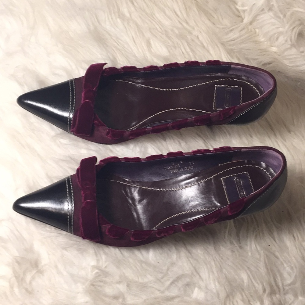 Vintage Coach tulla pointed toe heels - Picture 2 of 8
